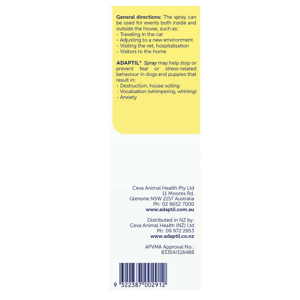 Adaptil Transport Calming Spray