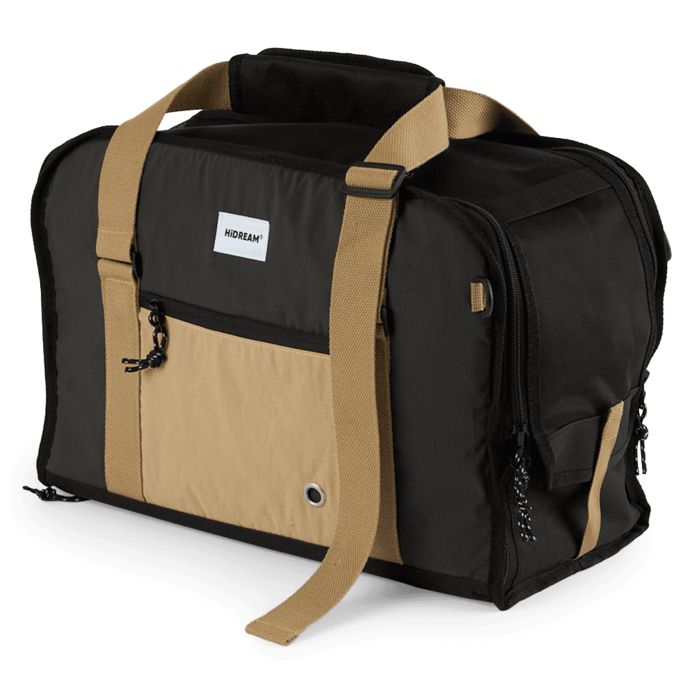 Soft One Shoulder Tote Pet Bag Black