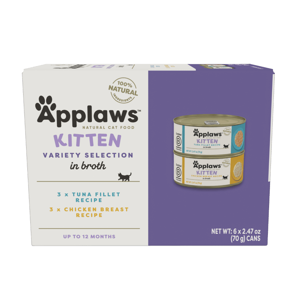 Applaws Natural Variety Selection in Broth Kitten Wet Cat Food Can
