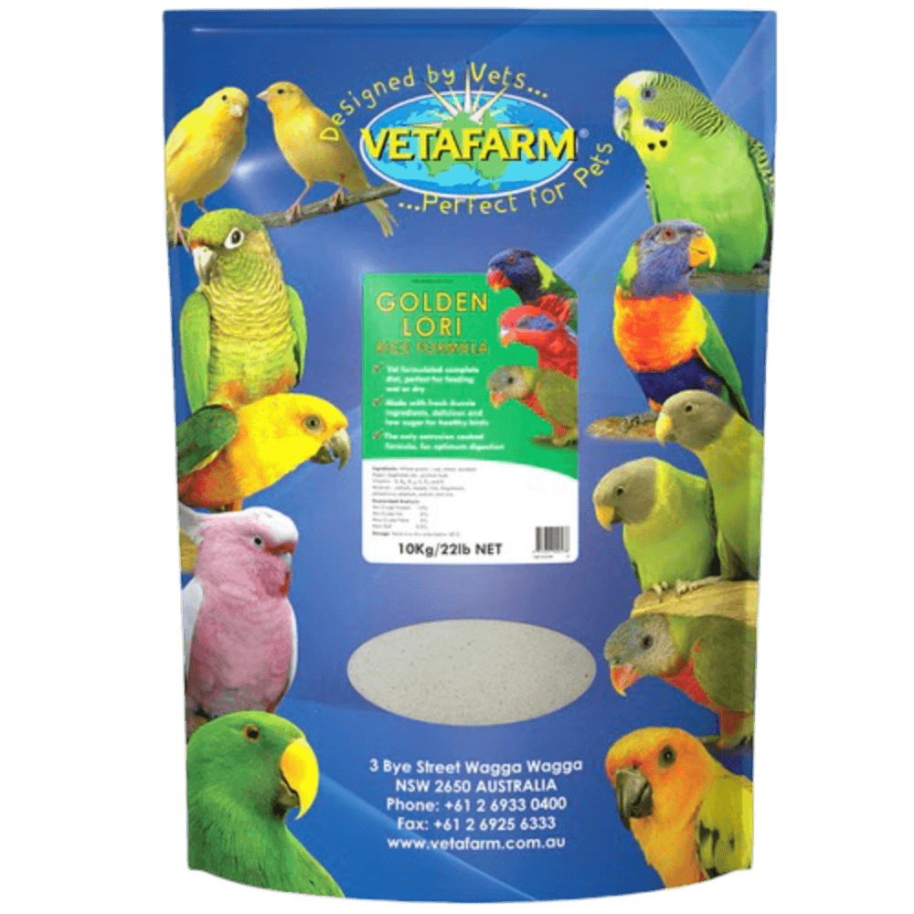 Golden Lori Rice Formula Balanced Lorikeet Feed