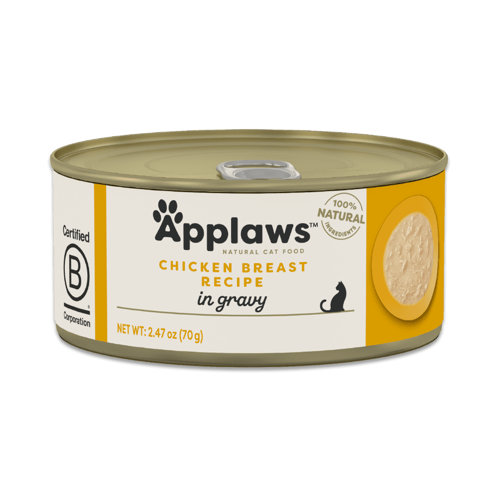 Applaws Natural Chicken Breast in Gravy Adult Wet Cat Food Can