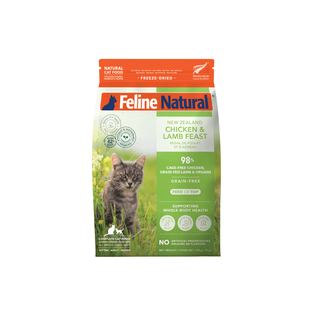 Chicken & Lamb Feast All Lifestages Freeze Dried Cat Food
