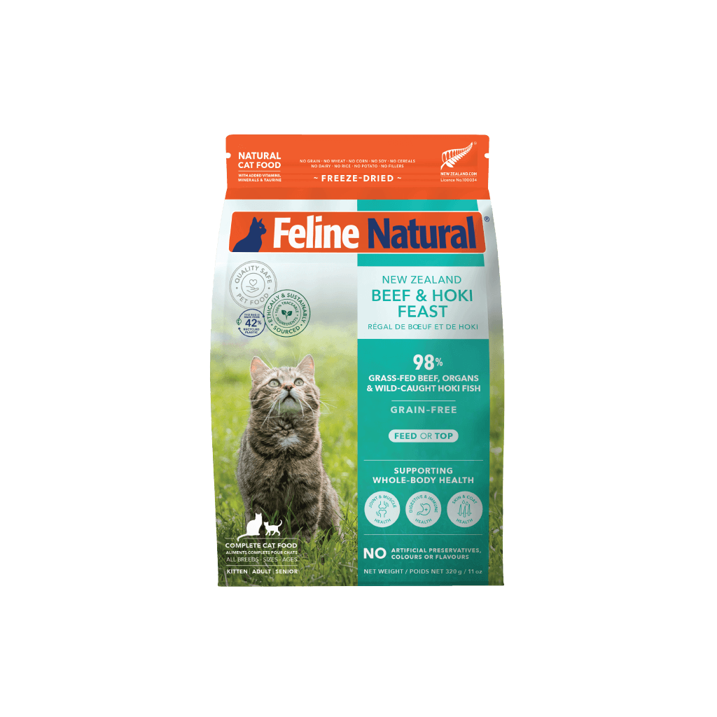 Beef & Hoki Feast All Lifestages Freeze Dried Cat Food