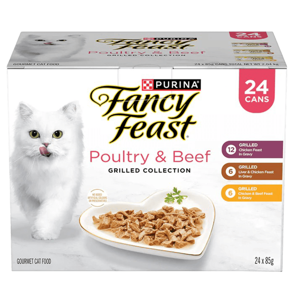 Grilled Poultry And Beef Collection Variety Pack Wet Cat Food Cans