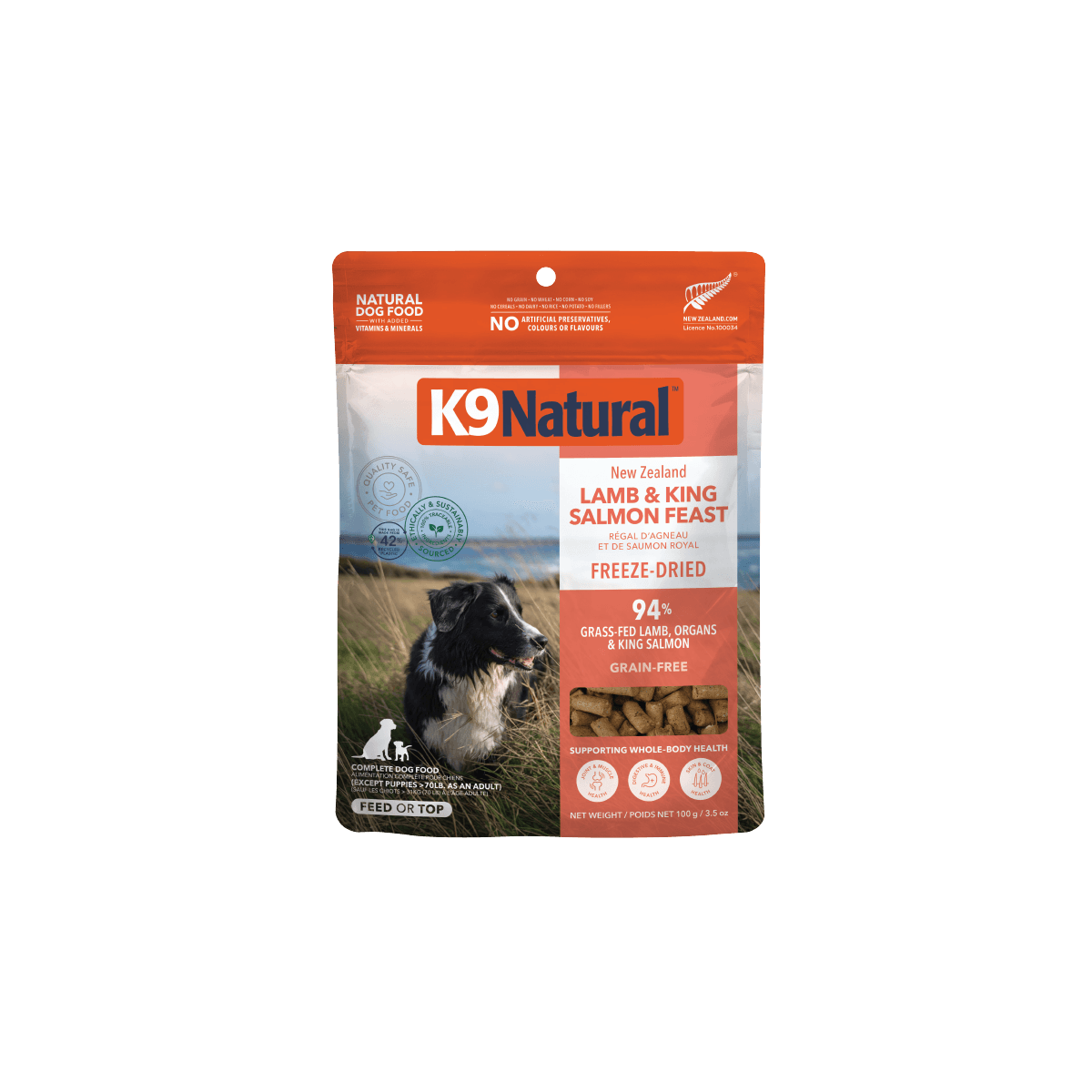 Freeze Dried Lamb & King Salmon All Lifestages Dry Dog Food