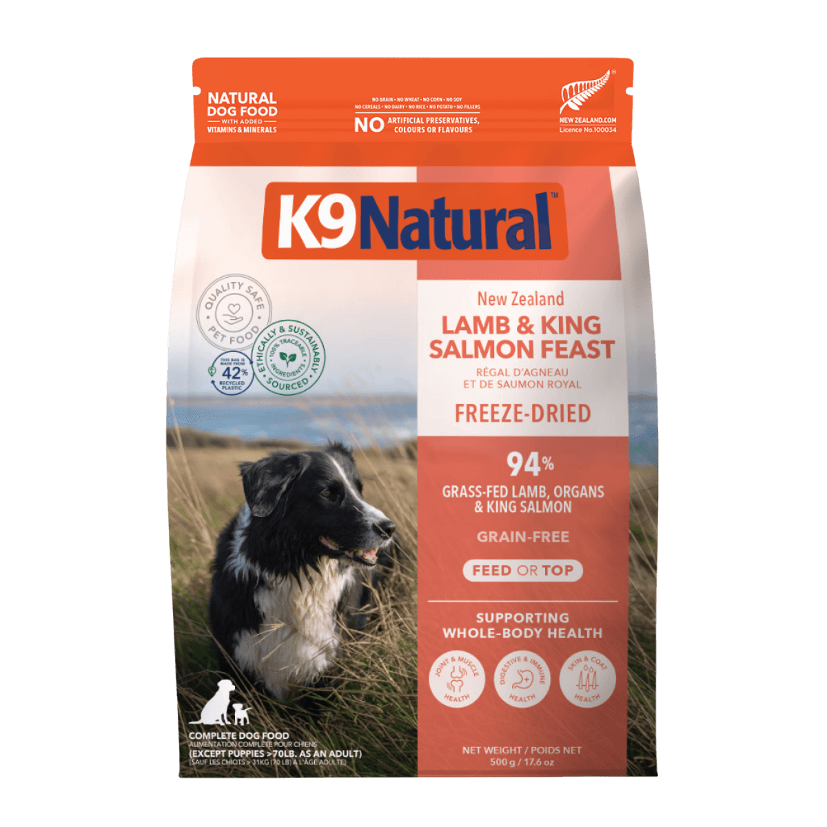 K9 Natural Lamb & King Salmon Feast Freeze Dried All Lifestages Dry Dog Food