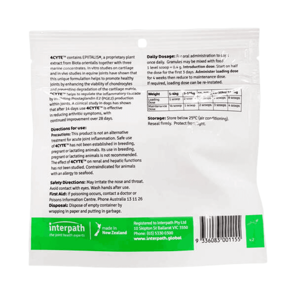 4Cyte Canine Joint Support Supplement