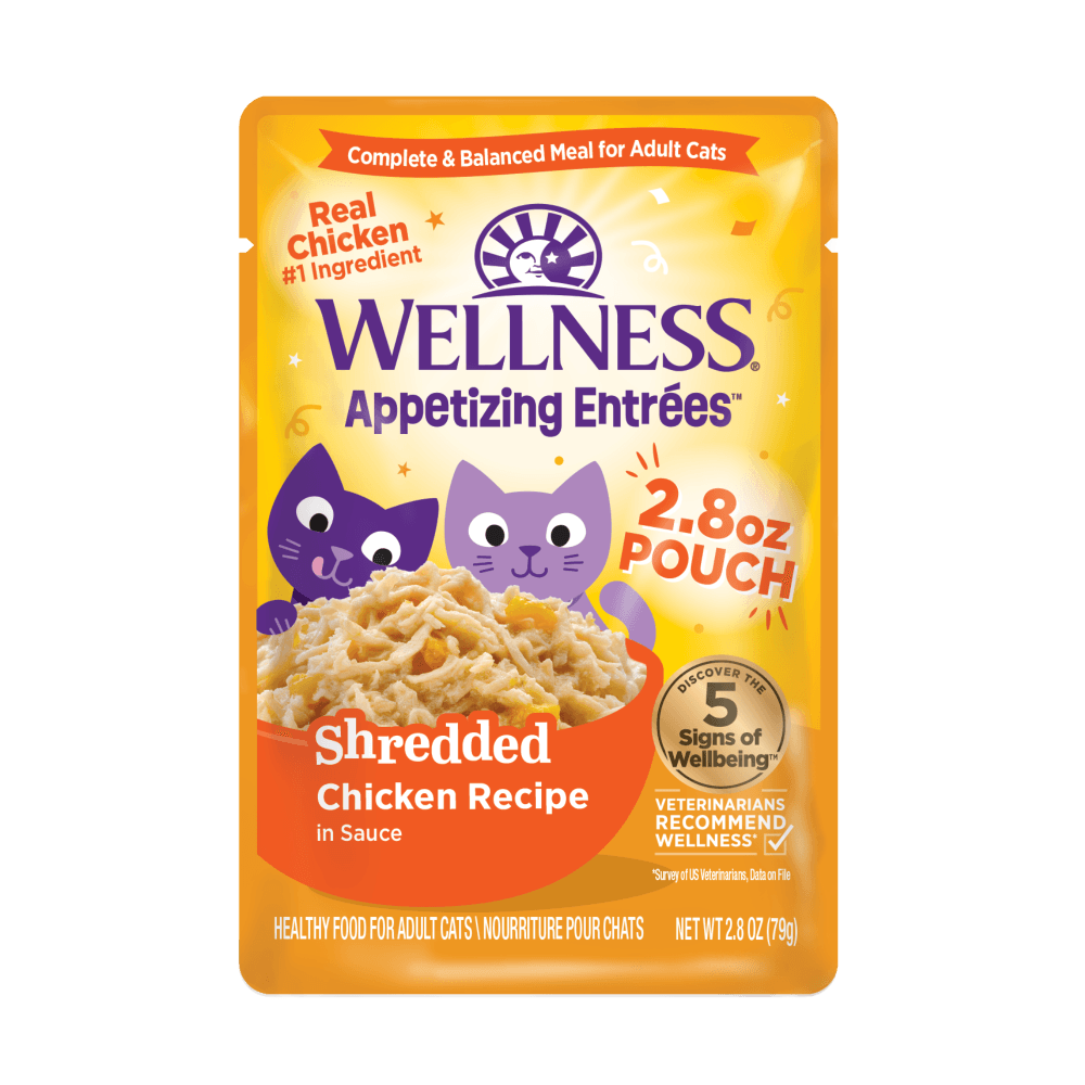 Wellness Appetising Entrees Shredded Chicken Wet Cat Food
