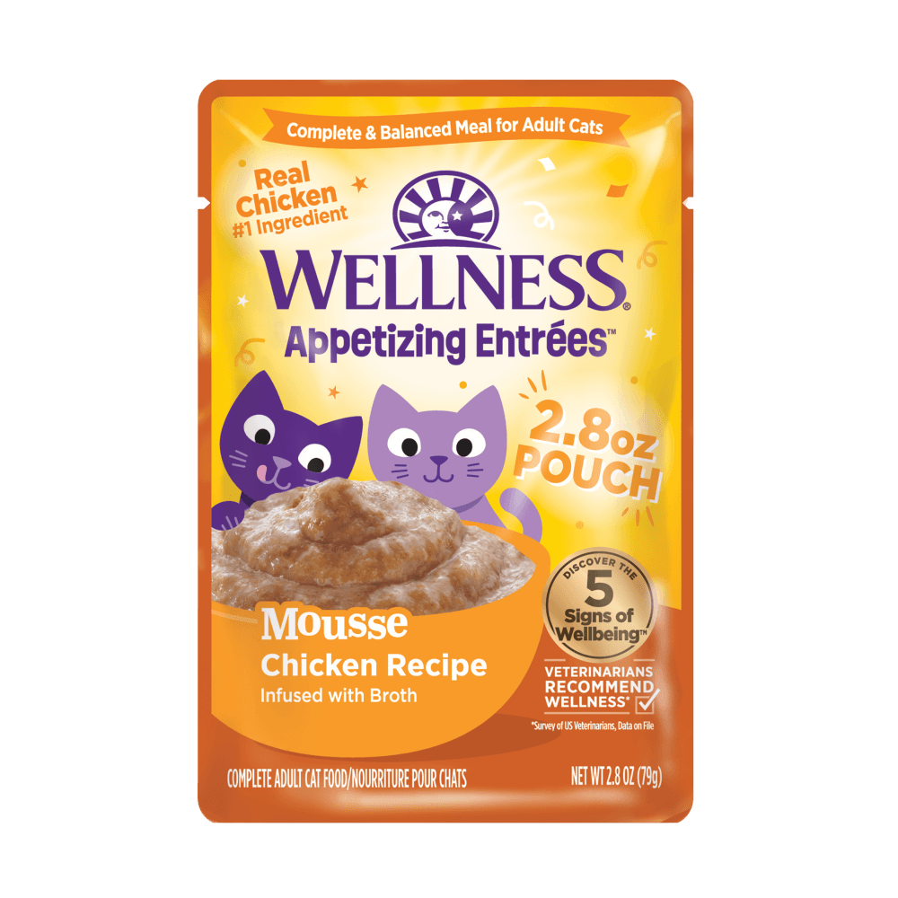 Wellness Appetising Entrees Mousse Chicken Wet Cat Food