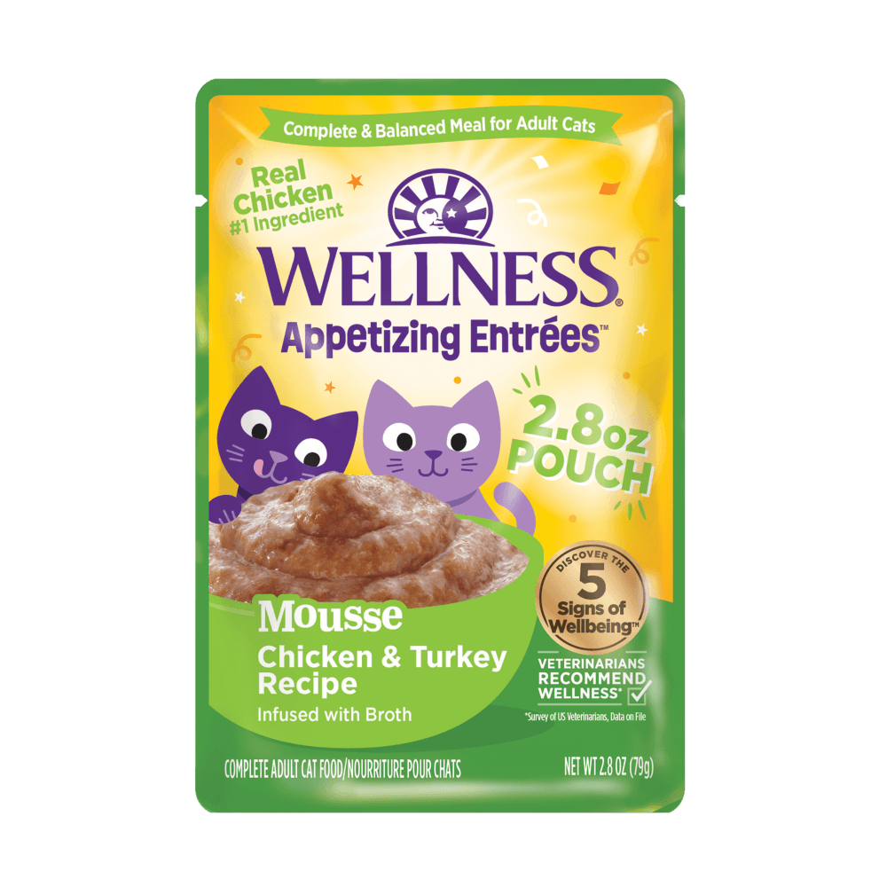 Wellness Appetising Entrees Mousse Chicken and Turkey Wet Cat Food
