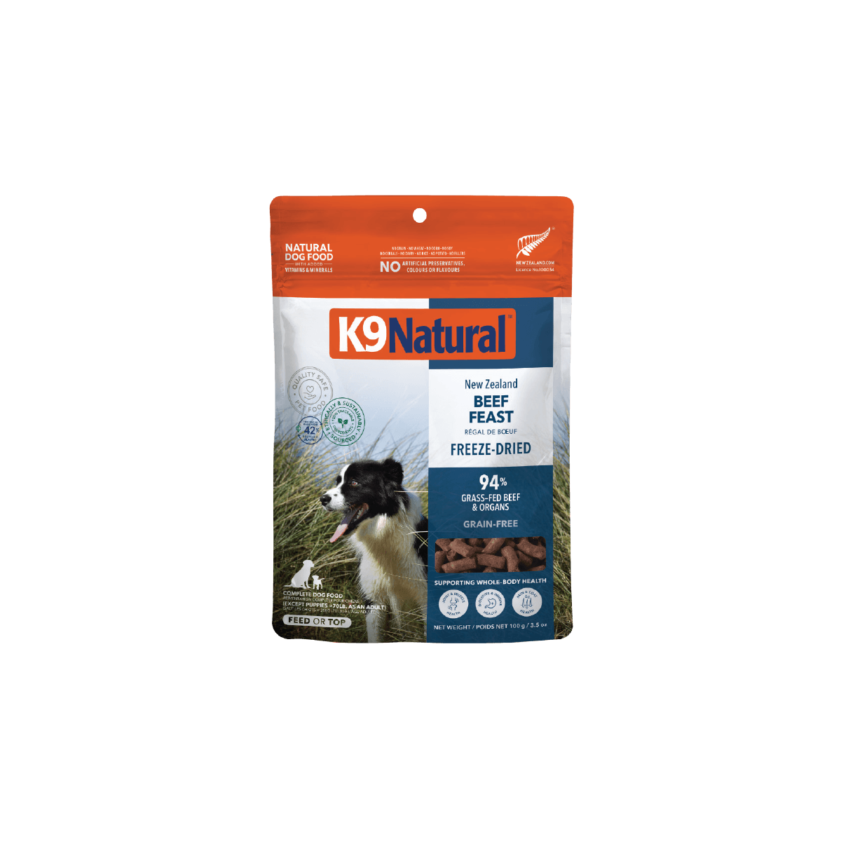 Beef Feast Freeze Dried All Lifestages Dog Food Meal Topper