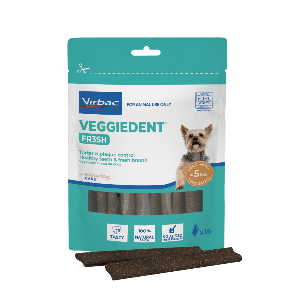 Veggiedent Fr3Sh Extra Small Dog Dental Treats