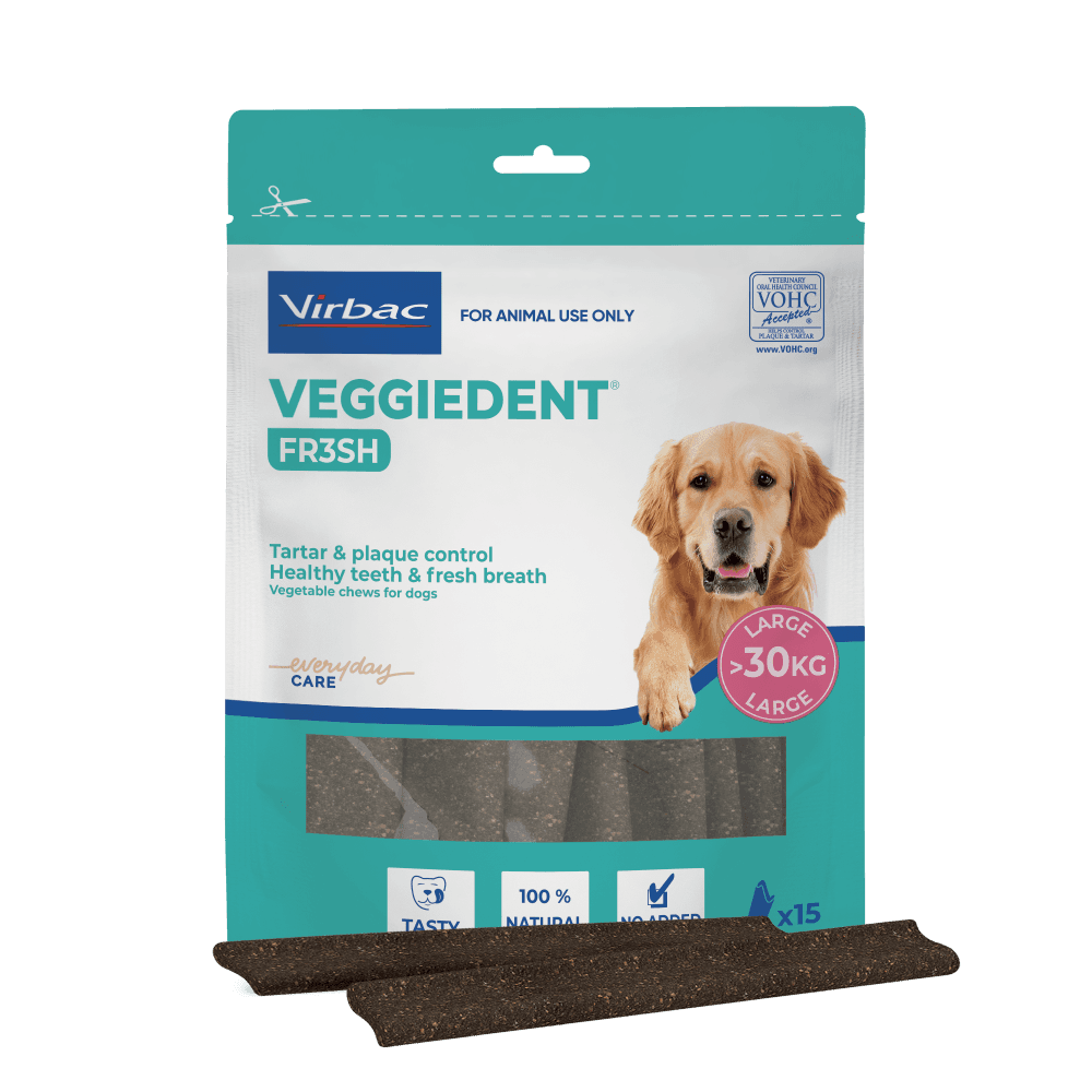 Veggiedent Fr3Sh Large Dog Dental Treats