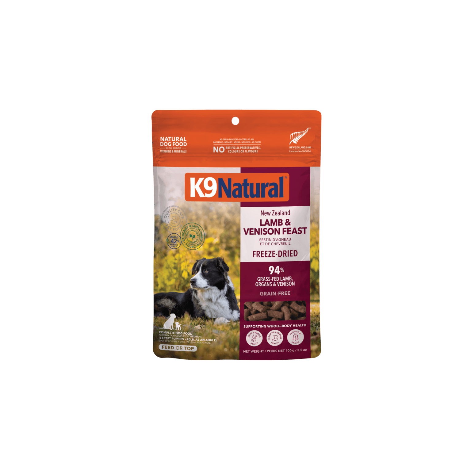 Lamb And Venison All Lifestages Freeze Dried Dog Food