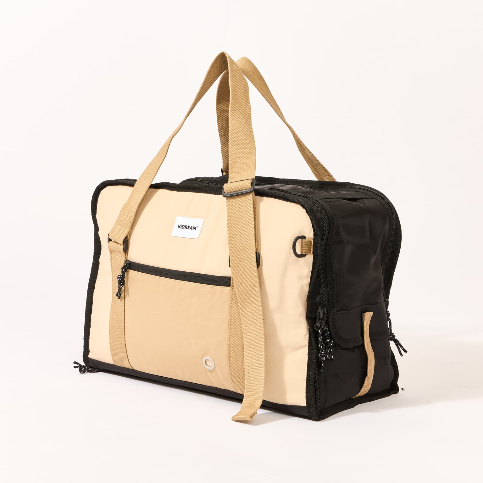 Soft One Shoulder Tote Pet Bag Beige