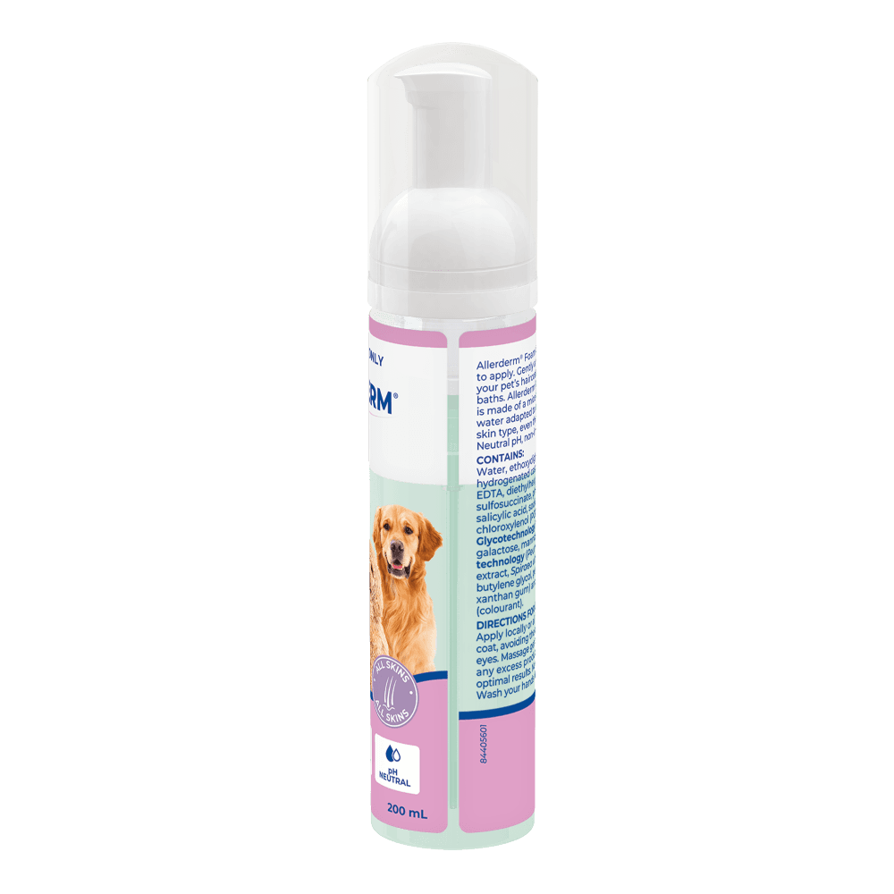 Allerderm Foam Cleanser for Dogs