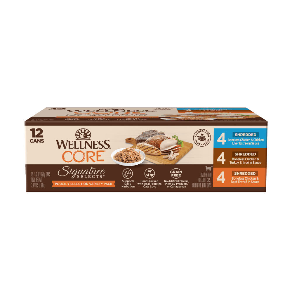 Wellness Signature Selects Poultry Selection Variety Pack Wet Cat Food