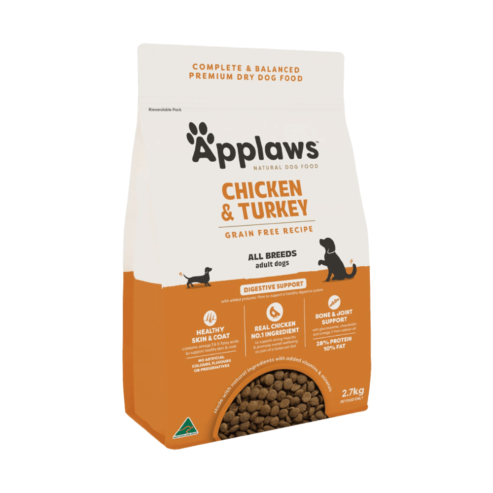 Applaws Chicken & Turkey Grain Free Adult Dry Dog Food