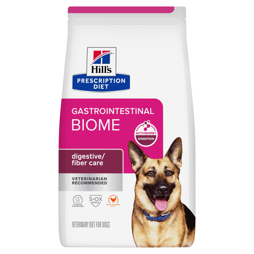 Hills Prescription Diet Gastrointestinal Biome Digestive Fibre Care Chicken Adult Dry Dog Food