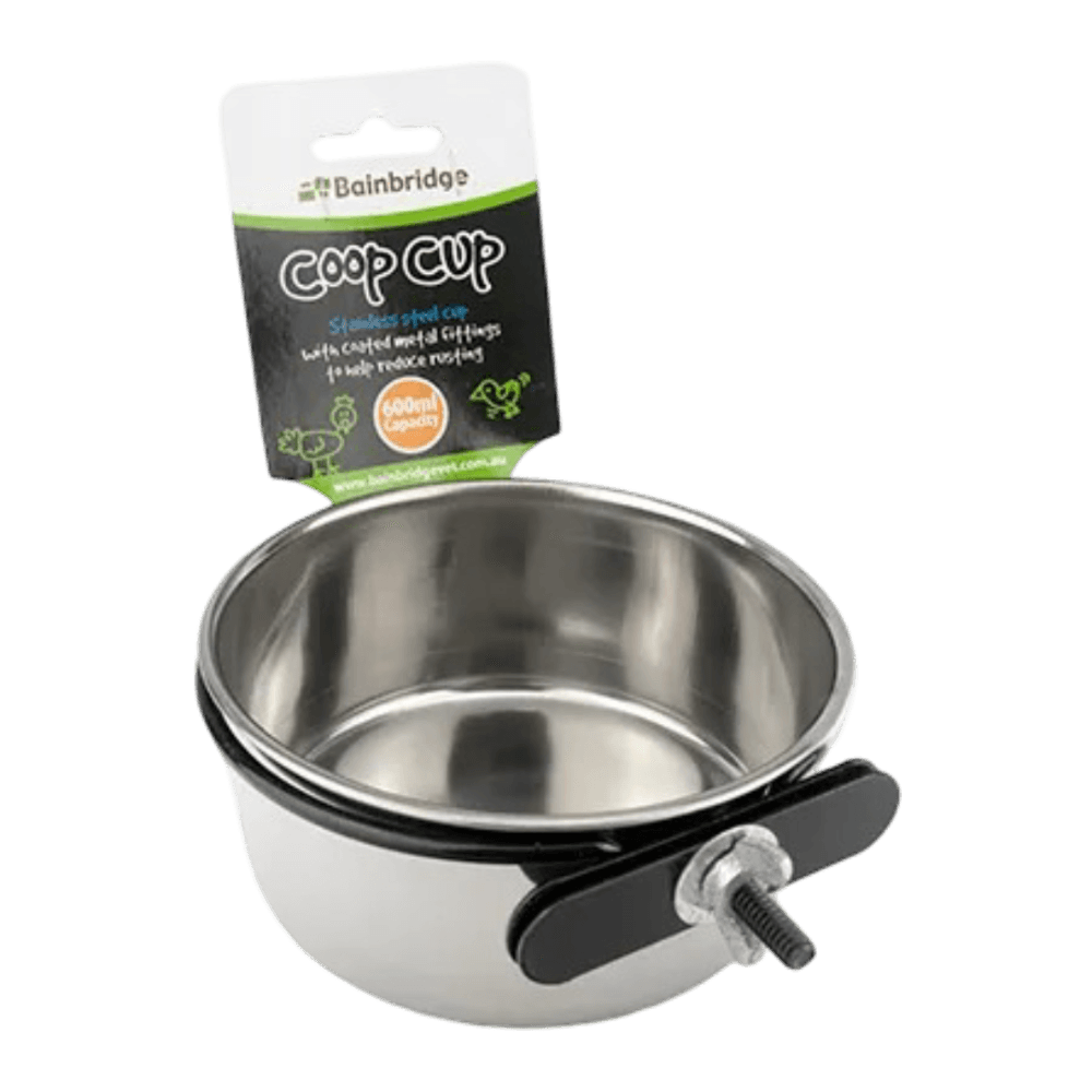 Coop Cup Stainless Steel With Clamp Holder