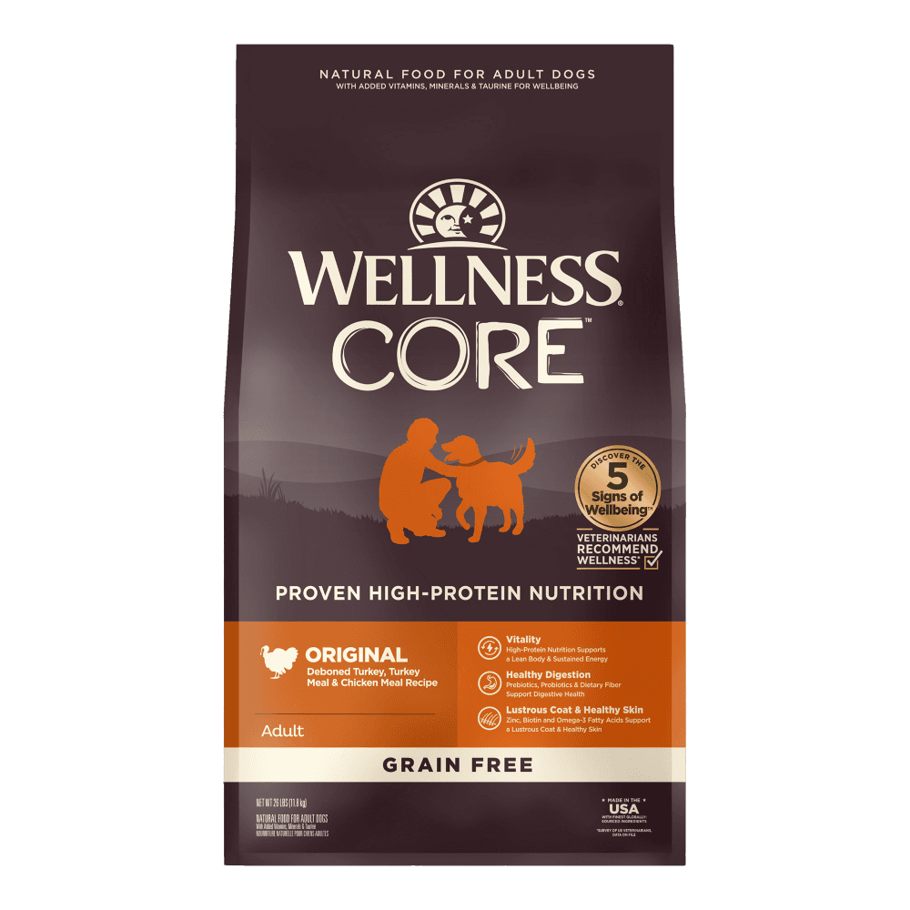 Wellness Core Original Chicken & Turkey Grain Free Adult Dry Dog Food