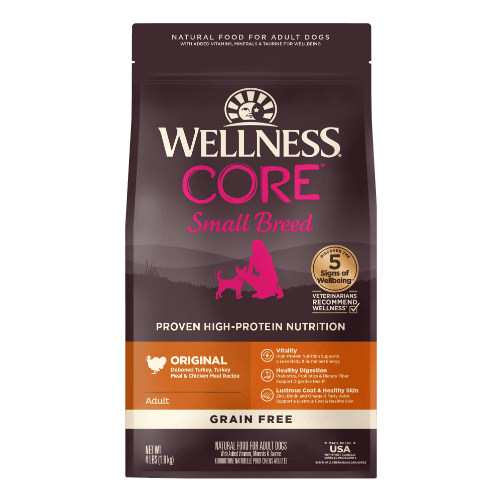 Wellness Core Chicken & Turkey Small Breed Grain Free Adult Dry Dog Food