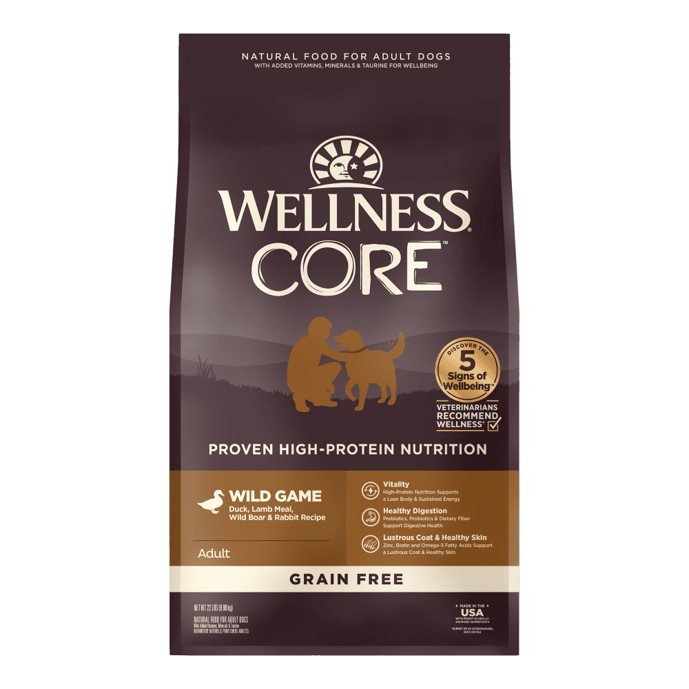 Wellness Core Wild Game Grain Free Adult Dry Dog Food