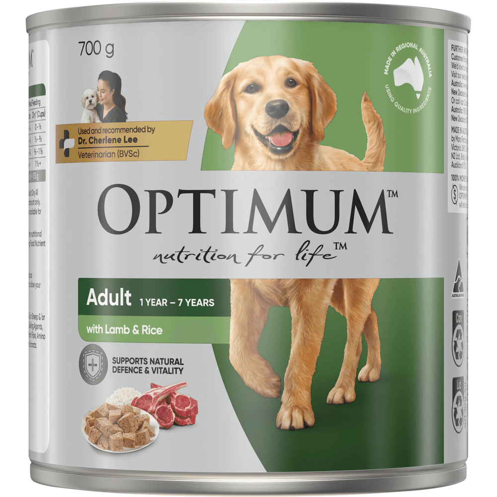 Lamb and Rice Adult Wet Dog Food Cans