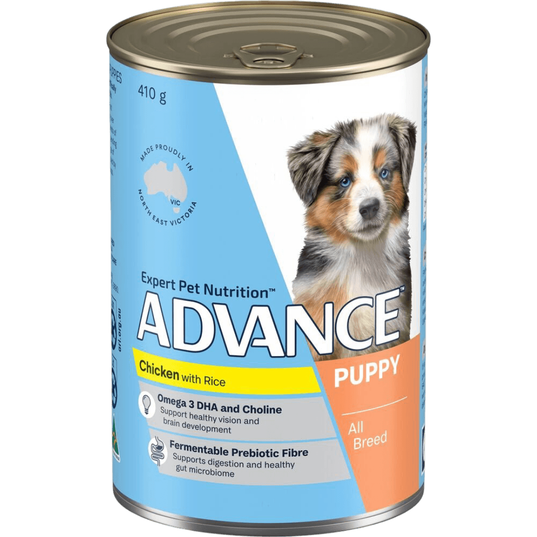 Puppy Chicken And Rice Wet Dog Food Cans