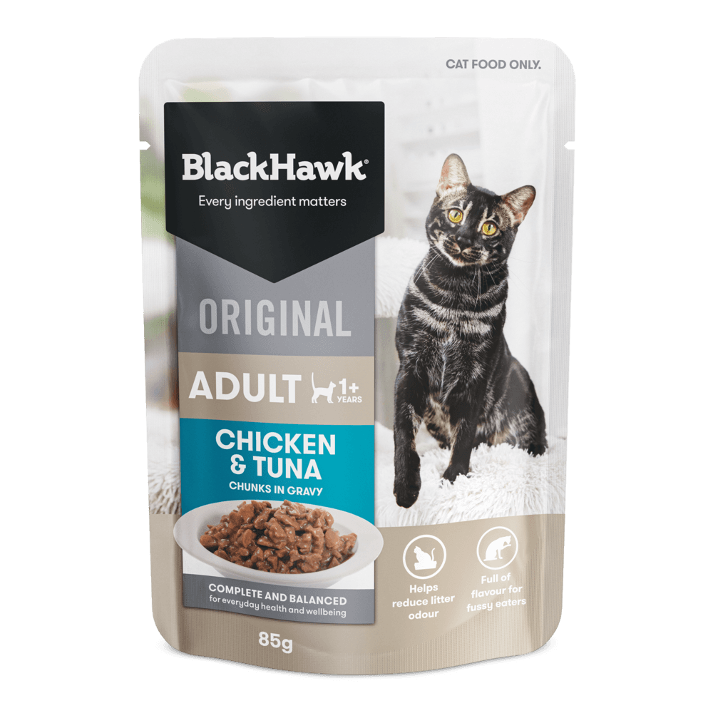 Wet Cat Food Adult Chicken And Tuna In Gravy Pouches