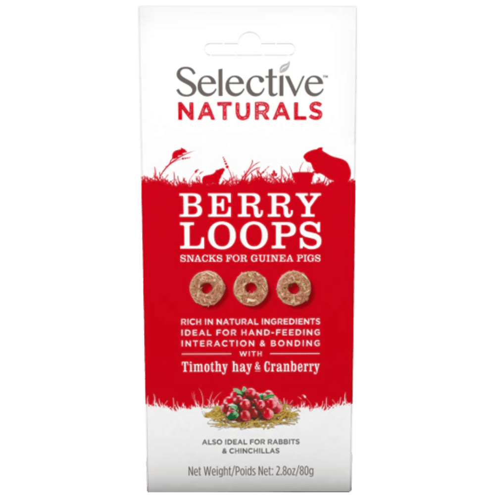 Naturals Berry Loops Treat Snacks For Guinea Pigs