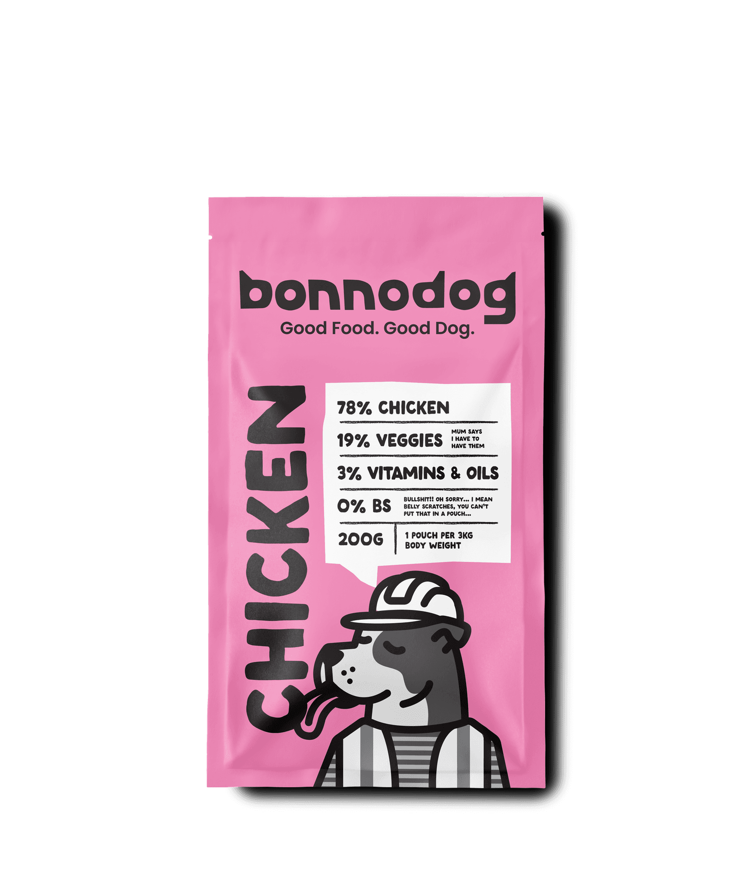 Gently Cooked Frozen Dog Food Chicken