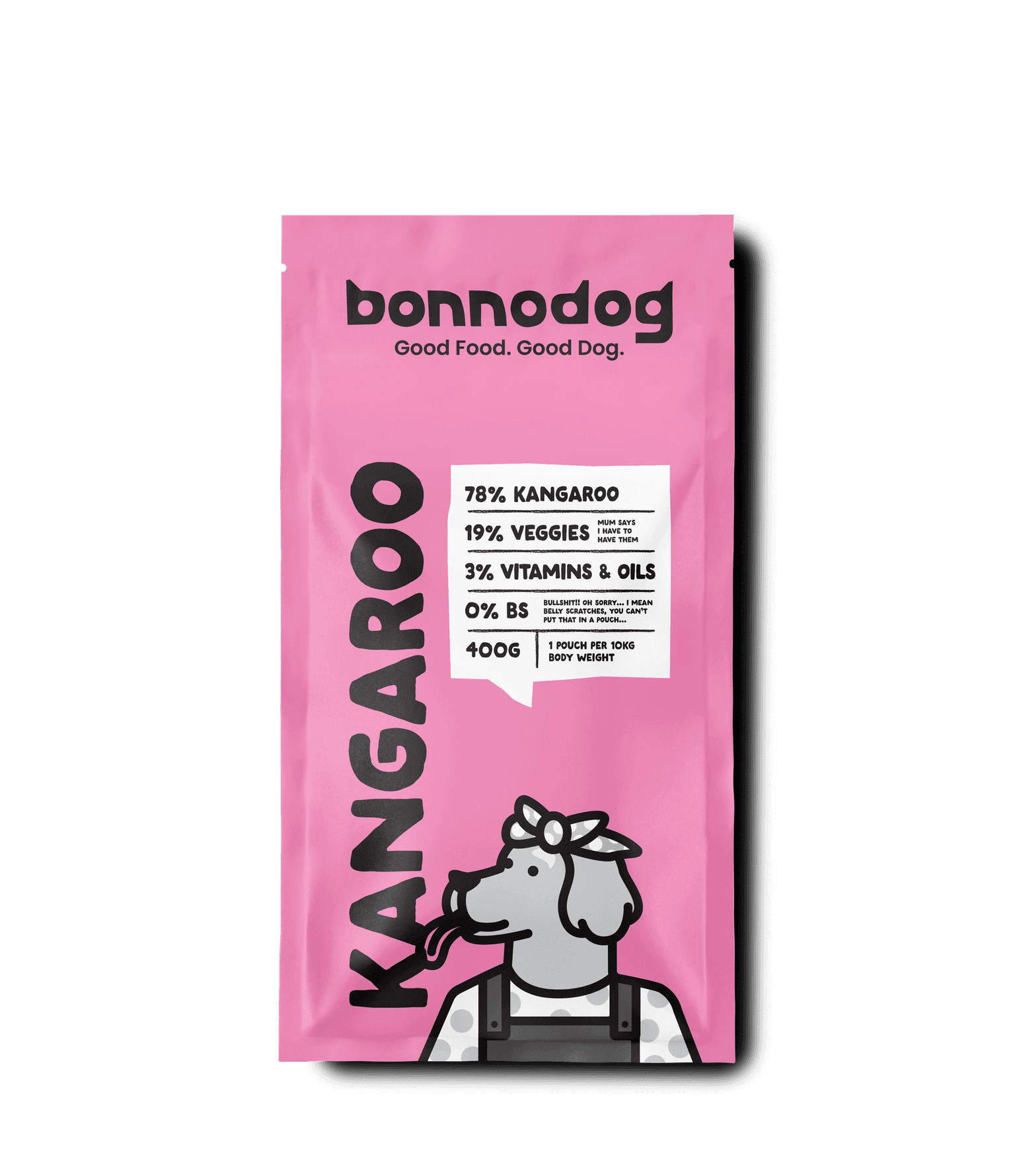 Gently Cooked Frozen Dog Food Kangaroo
