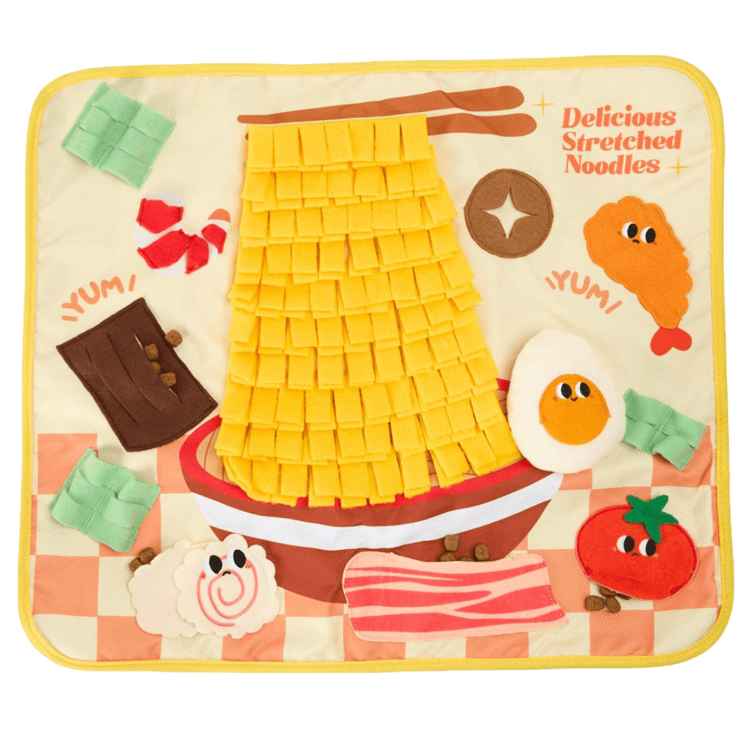 Ramen Noodle Dinner Interactive Snuffle Mat For Dogs