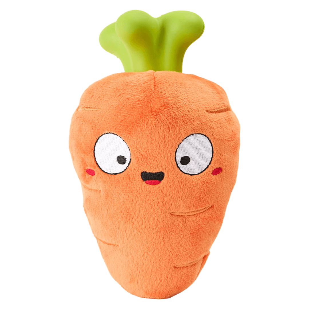 Rip N Reveal Plush Carrot And Octopus Dog Toy