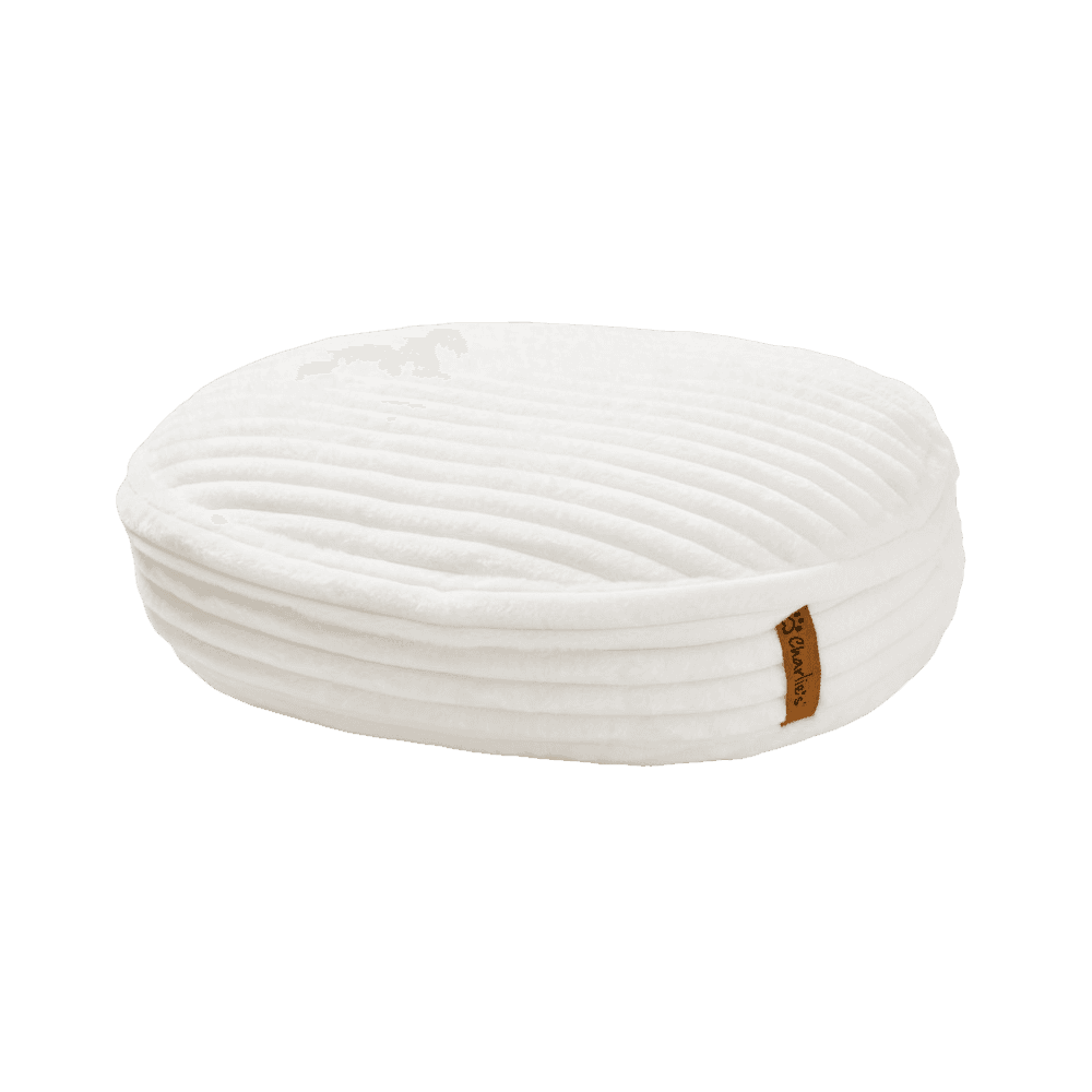 Cloud Crushed Foam Pet Bed Cream