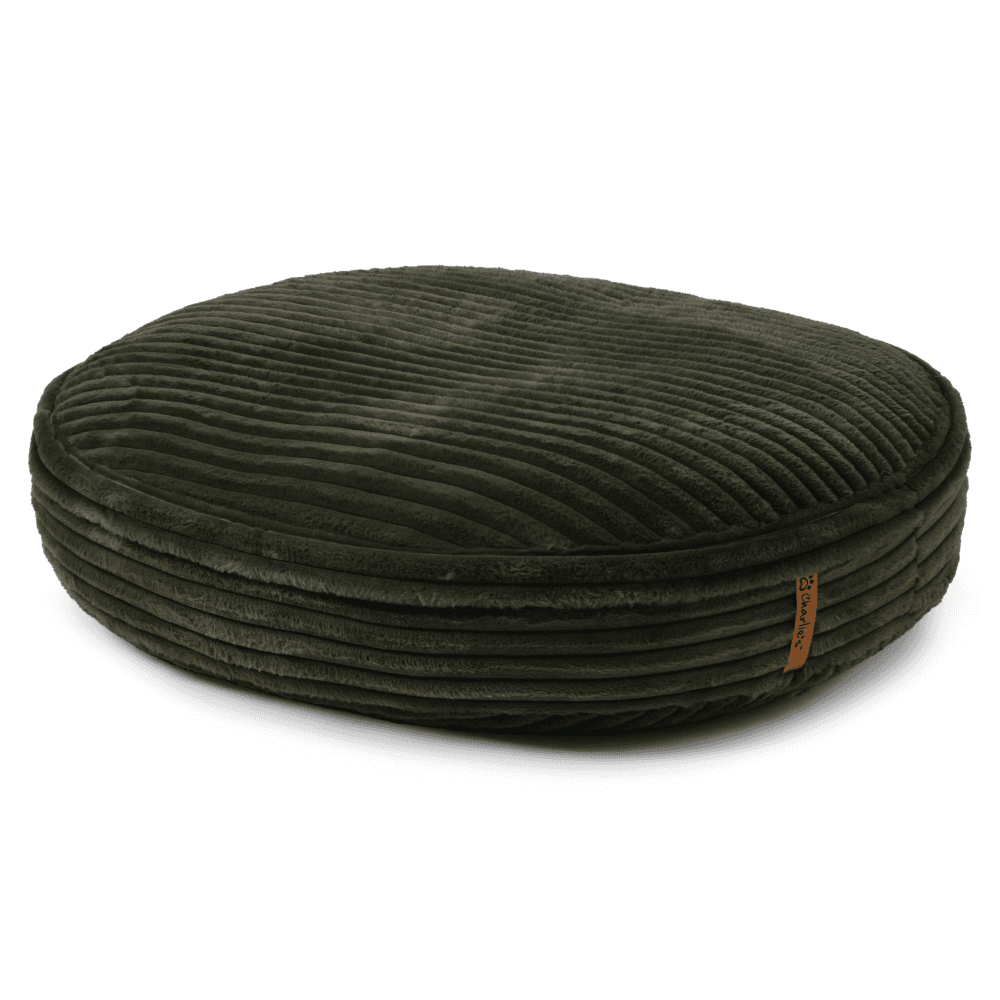 Cloud Crushed Foam Pet Bed Olive