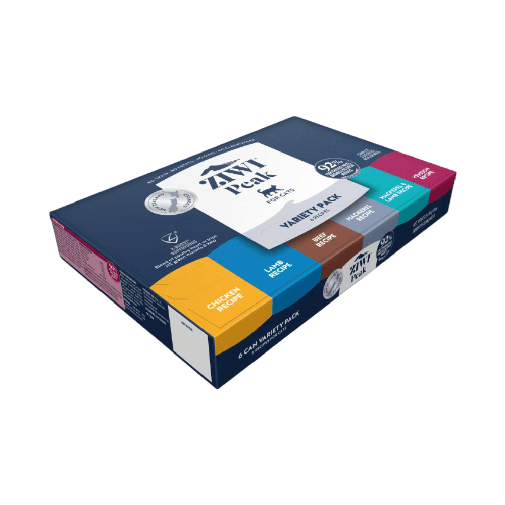 Ziwi Beef Chicken Lamb Mackerel Venison Variety Pack Wet Cat Food