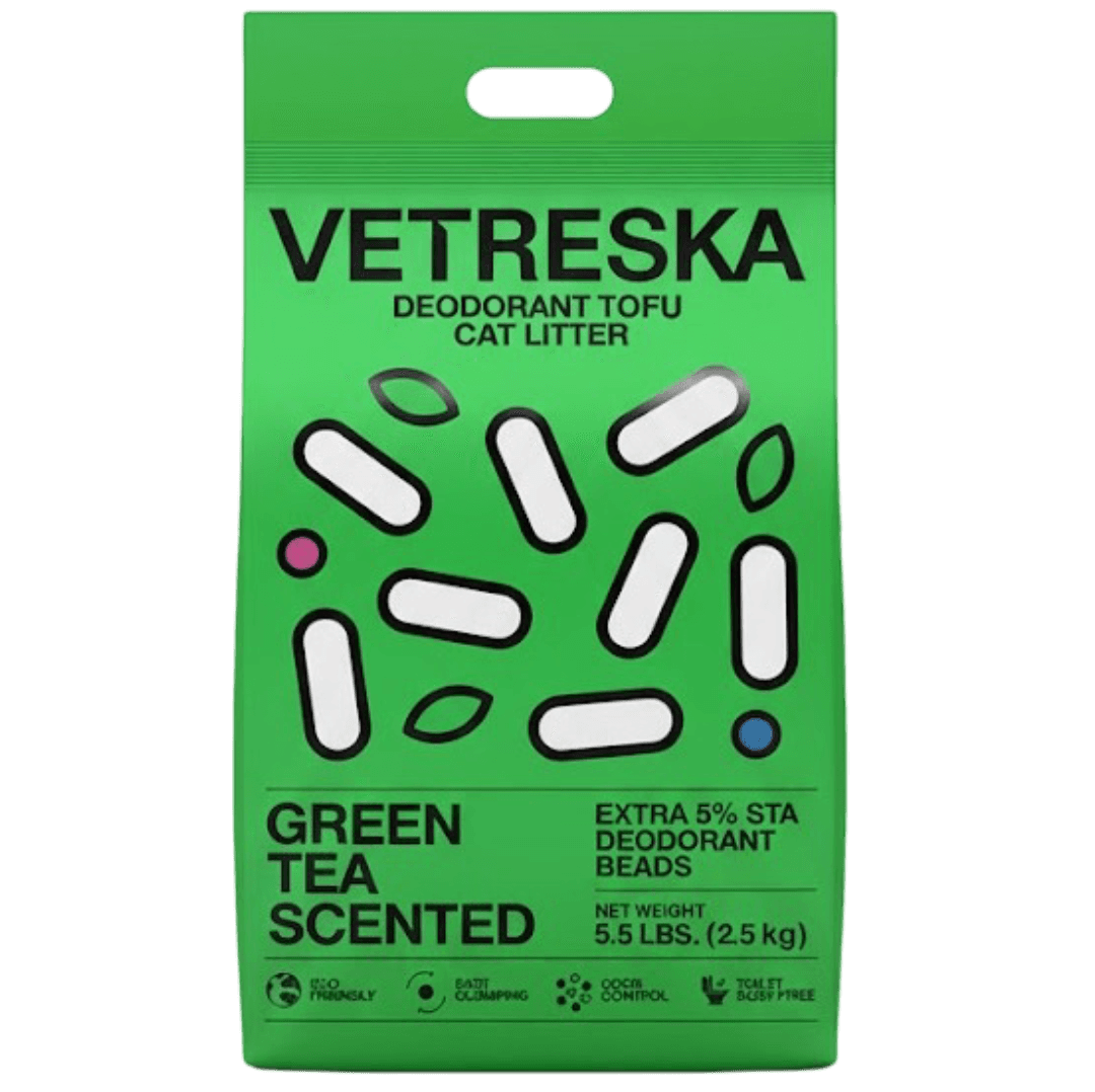 Deodorant Green Tea Scented Tofu Cat Litter
