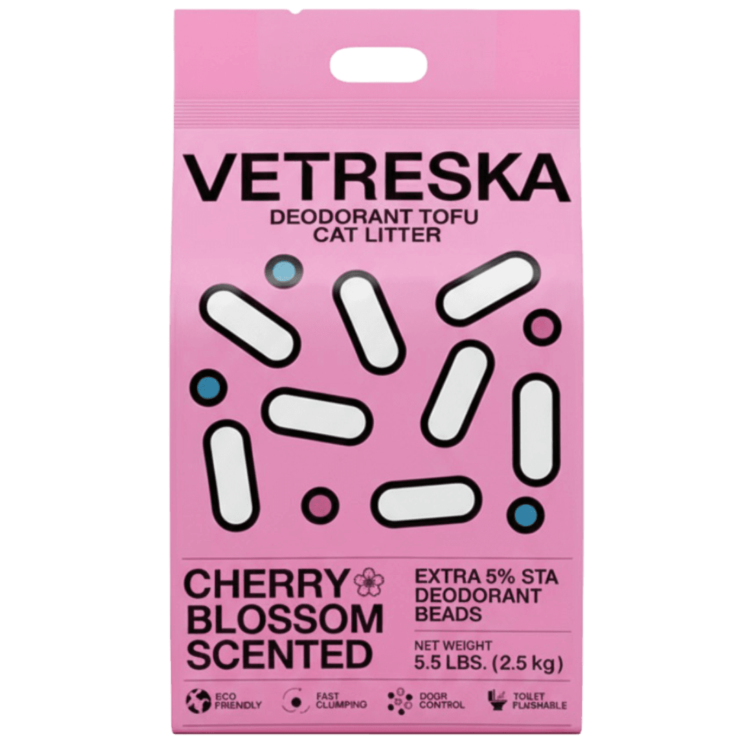 Deodorant Cherry Blossom Scented Tofu Cat Litter