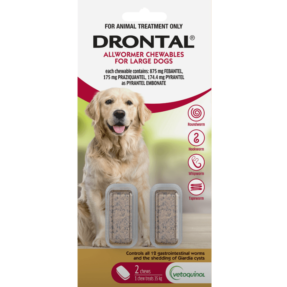 Dog Allwormer Chewable 35kg