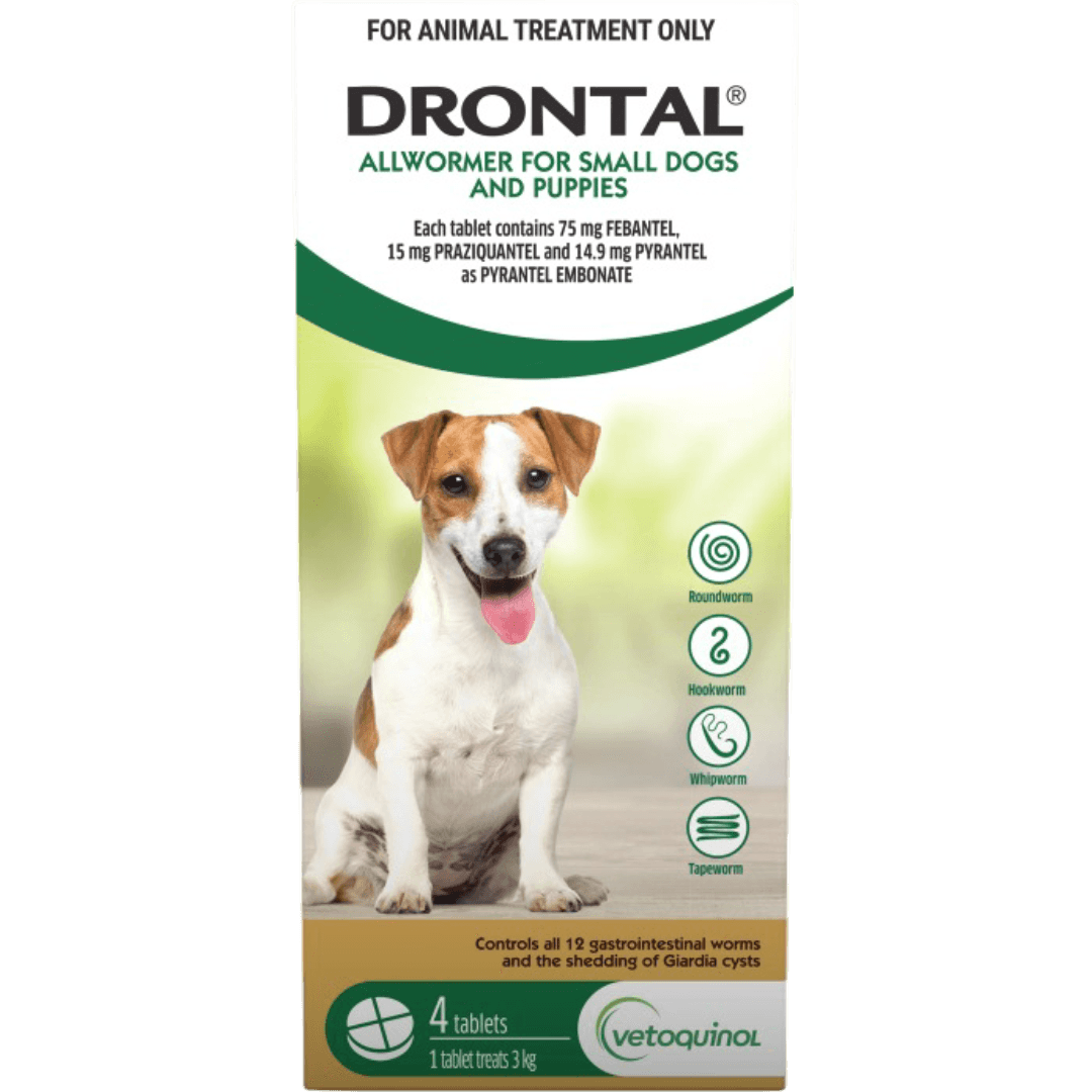 Allwormer Tablets for Small Dogs 3kg
