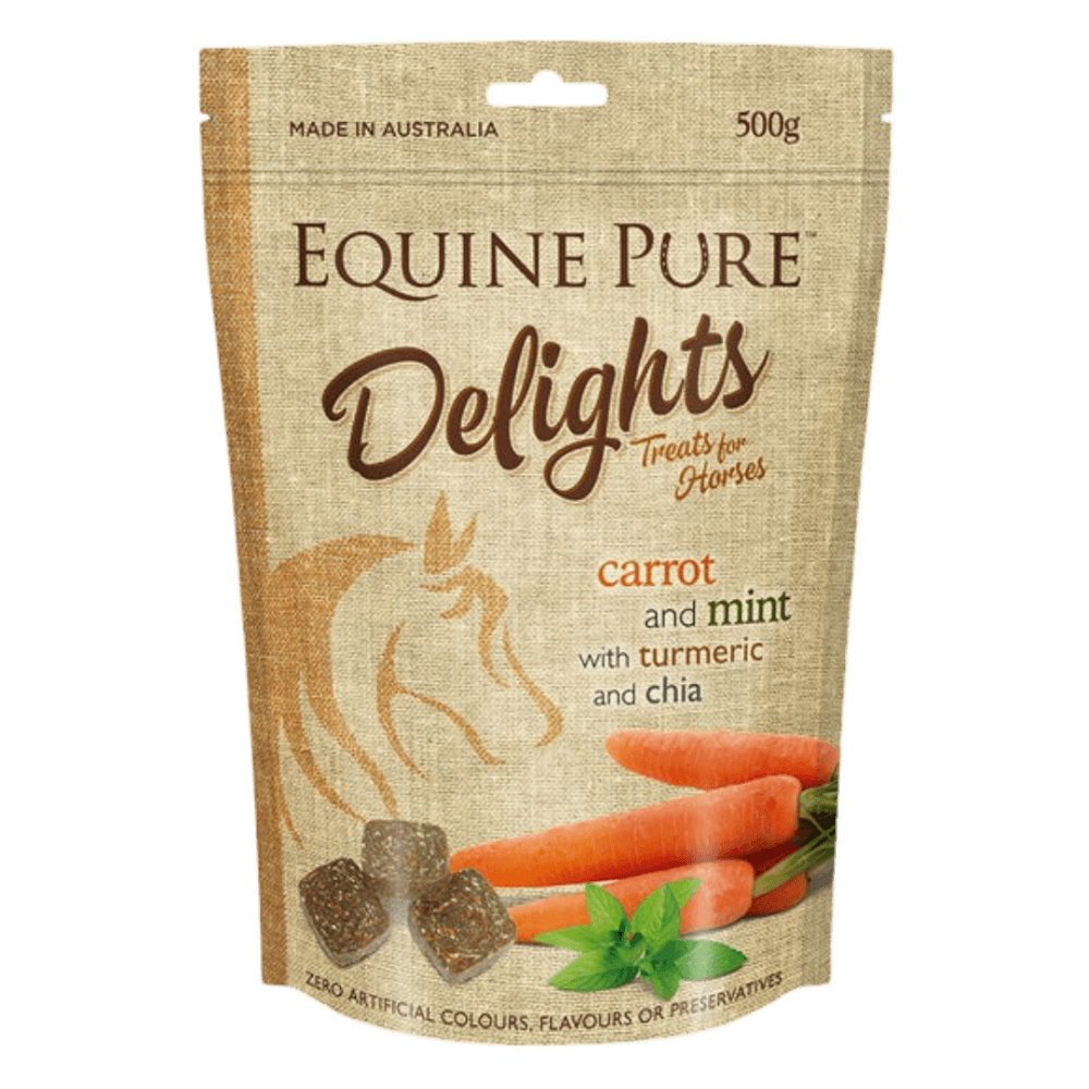 Delights Carrot Mint Turmeric And Chia Horse Treats