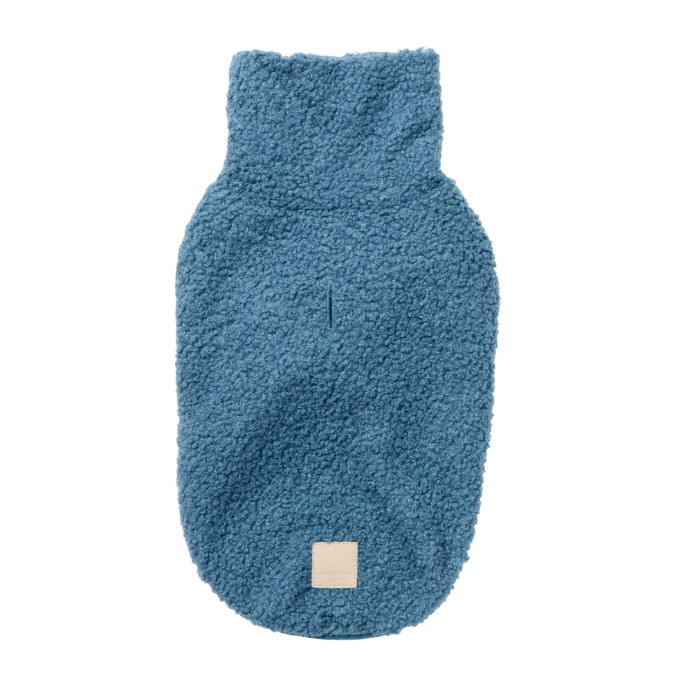 Life Boucle Dog Sweater in French Blue