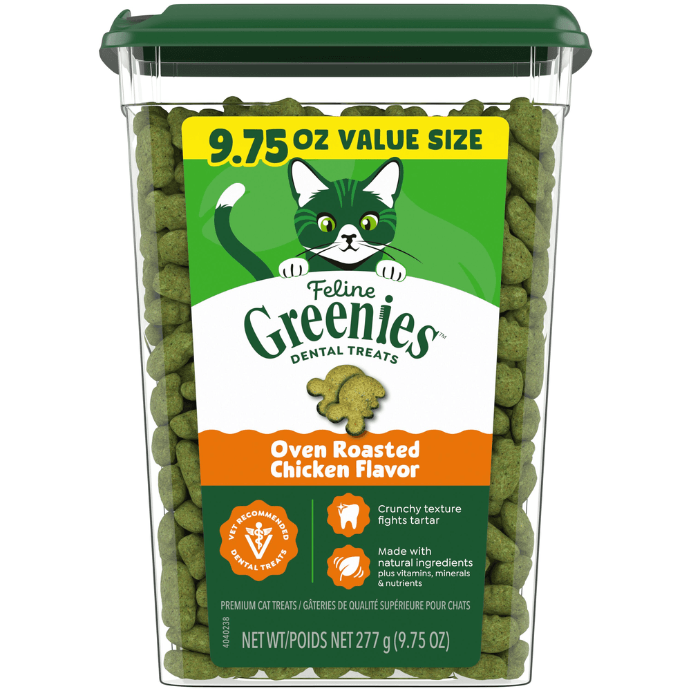 Feline Dental Treats Oven Roasted Chicken Flavour Tub