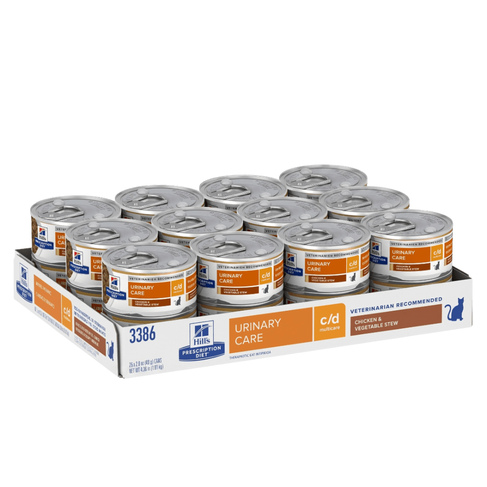 C/D Multicare Urinary Care Chicken & Vegetable Stew Wet Cat Food Cans