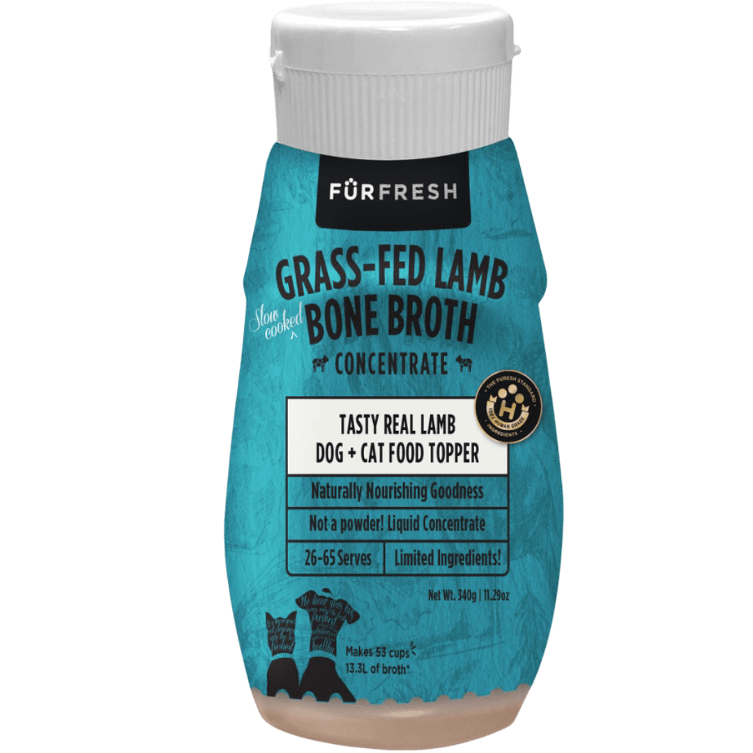 Lamb Bone Broth Meal Topper for All Lifestages Dogs snd Cats