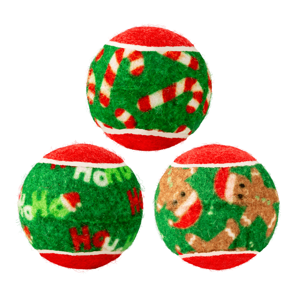 Kong Kong Holiday Squeakair Balls Small Dog Toy
