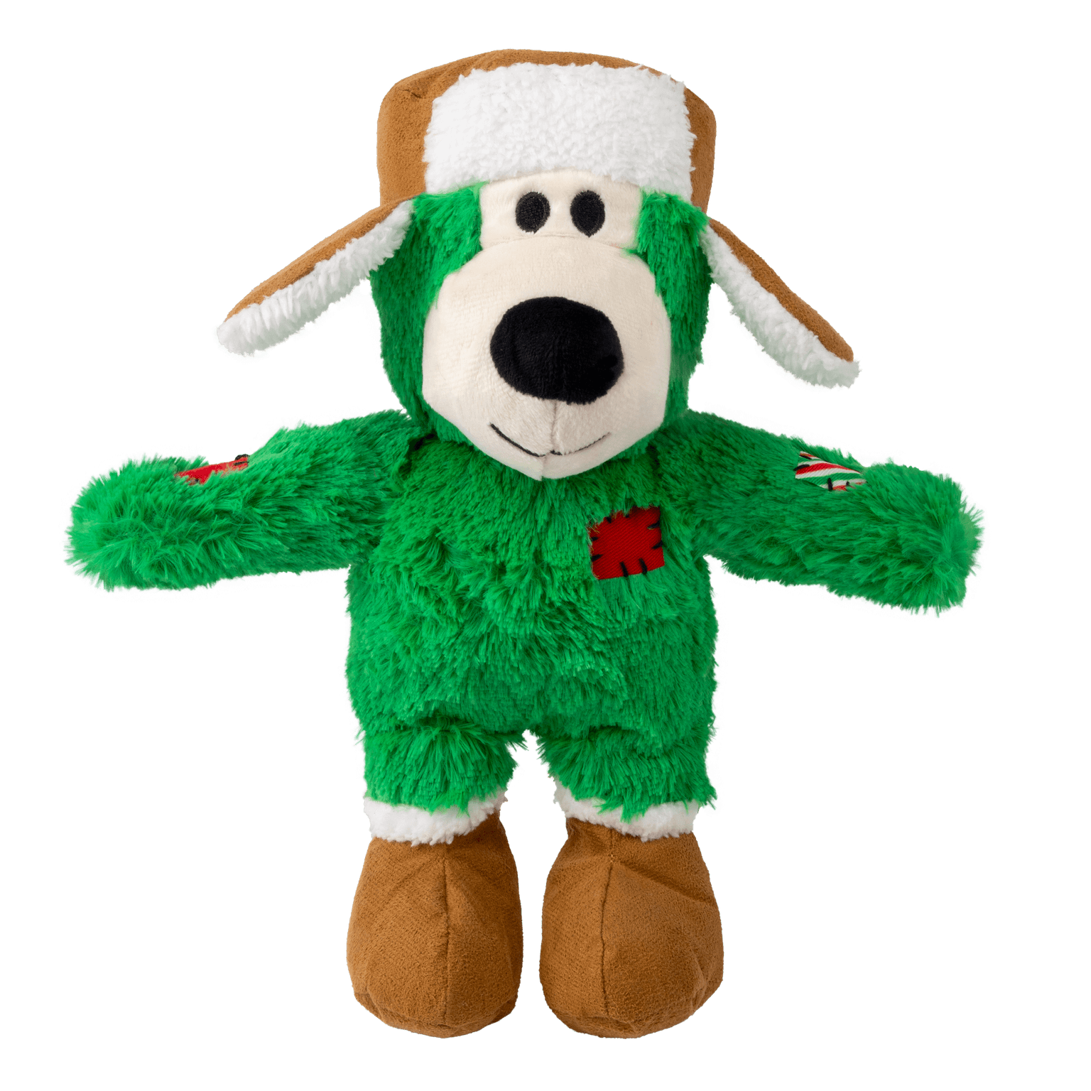 Kong Holiday Wild Knots Bear Plush Dog Toy