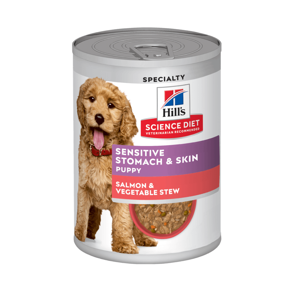 Sensitive Stomach & Skin Salmon Puppy Wet Dog Food Cans